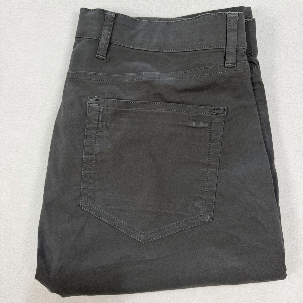 Faherty Stretch 5 Pocket Pants Mens 33x33 Gray Graphite Straight MBF2328-GRP